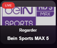 Bein Sports MAX LIVE