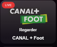 CANAL + Foot LIVE