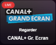 CANAL+ GRAND ÉCRAN LIVE